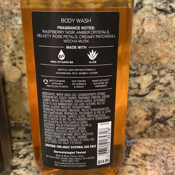 ✨2-pc Set “INTO THE NIGHT” BBW Collection, Body Spray+Body Wash NWT & Gift Wrap - Picture 4 of 8